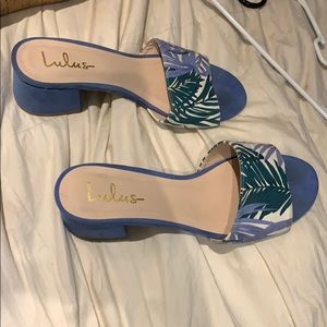 Lulus sandals with heel